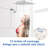 12" Stainless Steel Shower Head With Adjustable Arm - Air-In Technology For Enhanced Shower, Corrosion Resistance Stable Steel, 2 Gpm Flow Rate, Bathroom Enhancement