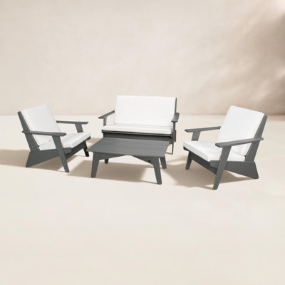 POLYWOOD® Riviera 4-Person Patio Seating Group