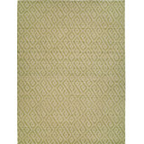 Wool Geometric Area Rug in Beige