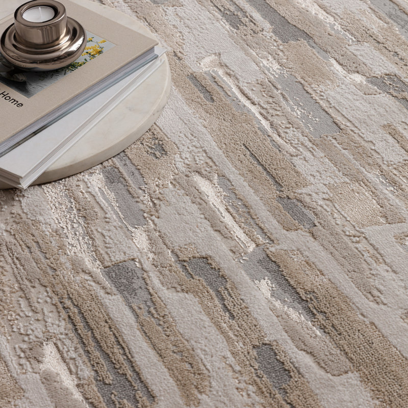Aurora AU25 Impression Beige Area Rug, Rectangle 200 x 290 cm
