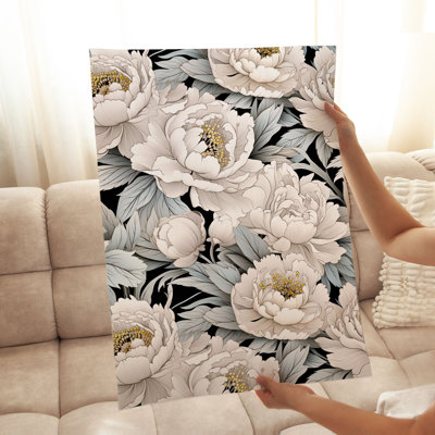 Motif floral de luxe pivoines XVIII