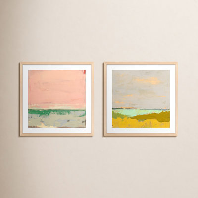 Provenve 1 & 2 by Andrea Stokes - 2 Piece Single Picture Frame Print