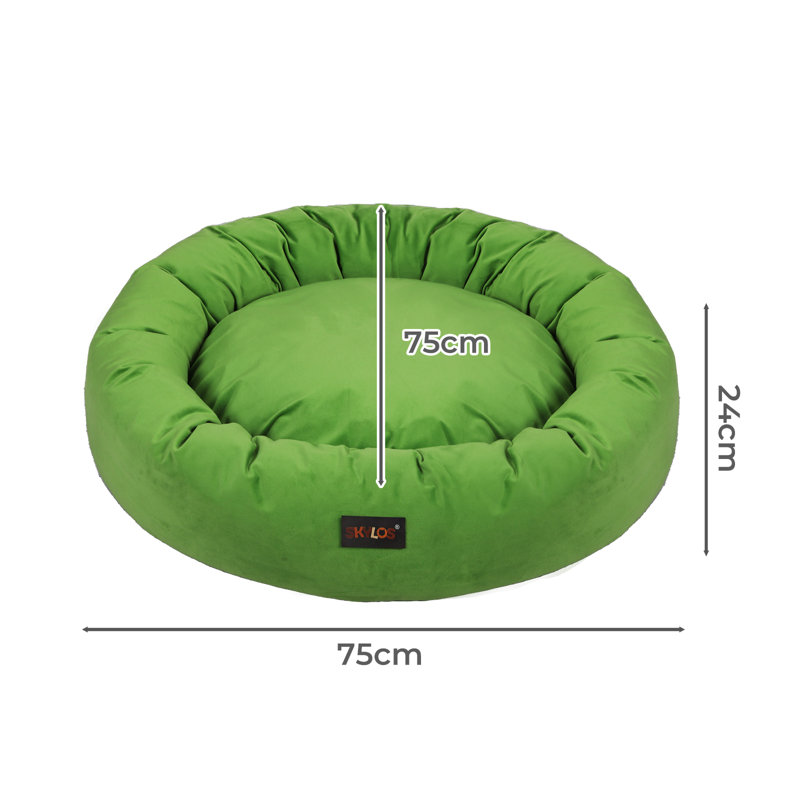 Cotton Pet Bed, 24cm H x 75cm W x 75cm D