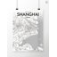 Shanghai City Map - No Frame Print-2103275877