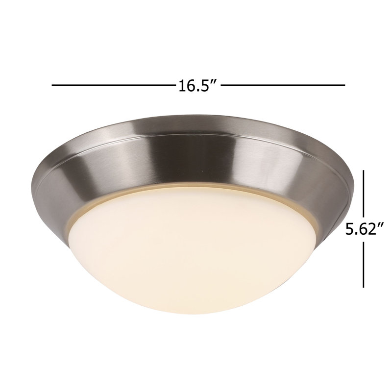 Plafonnier encastré à DEL P 16,5 po x H 5,6 po, P 16,5 po x H 5,6 po