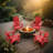 Devito All-Weather Resistant HDPE Plastic Oversize Adirondack Chairs(Set Of 2)-418685841-424041817