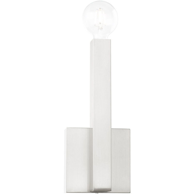 Modern 5.5" Brushed Nickel ADA Wall Sconce | Stainless Steel Base | Elegance and Style | Shop Now!