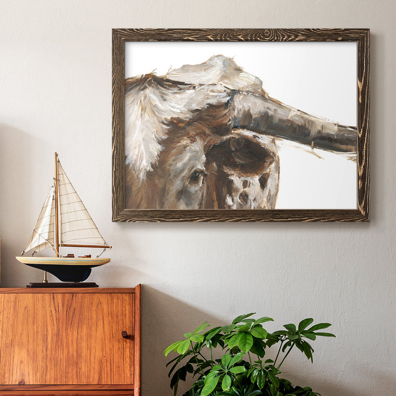 Steer transparent II, Noyer, H 18 po x l 26 po