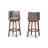 Upholstered Counter Stool with Solid Wood Frame-67492020