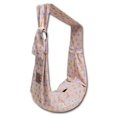 Touchdog 'Paw-Ease' Over-The-Shoulder Travel Sling Pet Carrier