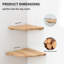 Ruzmira Wood Floating Shelf-636398911-636398910