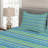 Coastal Polyester Striped Coverlet-41892125-105473533