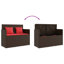 Banc de patio avec coussins Vidaxl-97884389