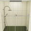 56 à 60 po X P 60 po H Porte de baignoire coulissante sans cadre au fini nickel brossé avec verre trempé transparent-117010738