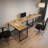 Landi 47" Metal Base Writing Desk-310939063