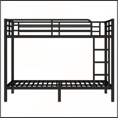 Metal Twin XL over Twin XL Bunk Bed for Teens and Adults
