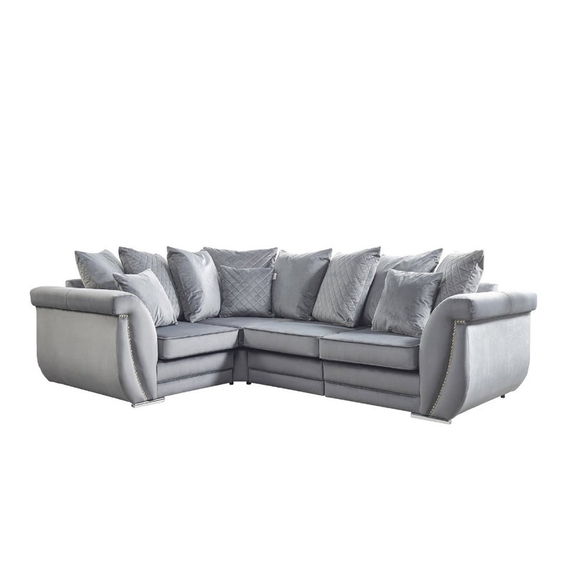 Hampton 4 Seater Velvet Corner Sofa