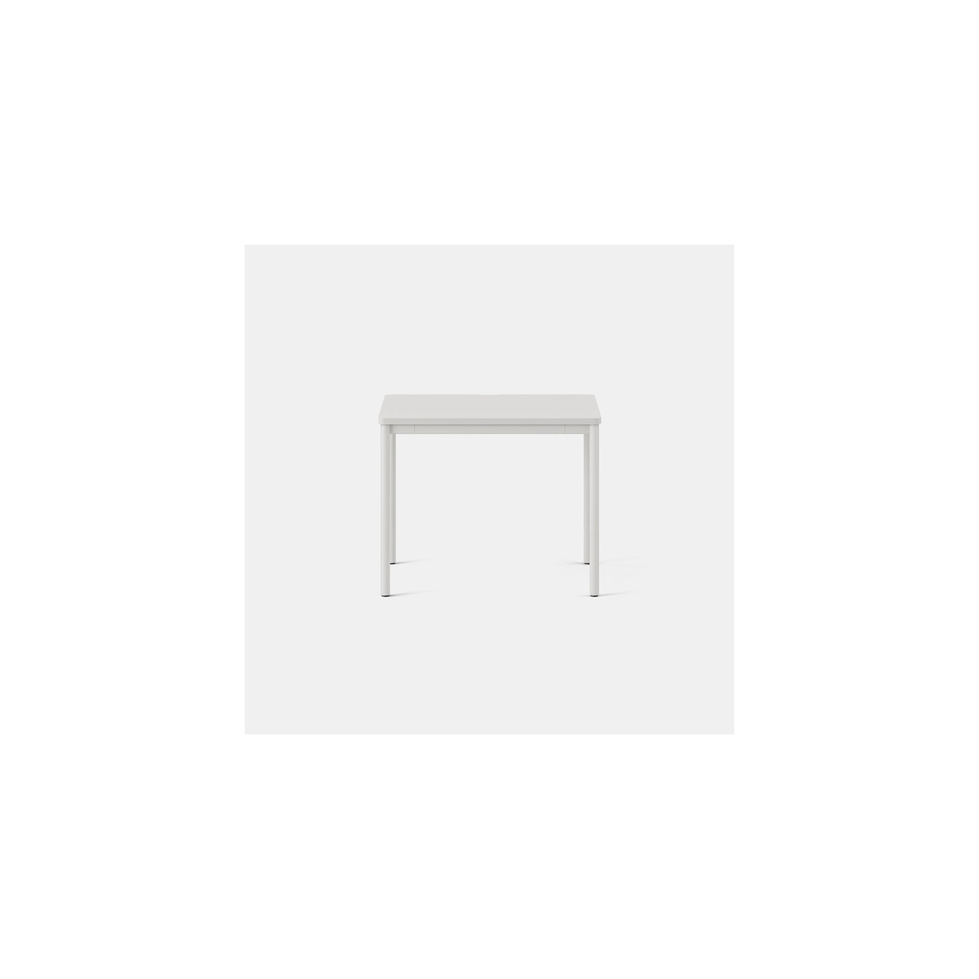 Daily Desk, White, White, 28.5" H x 36" W x 24" D