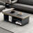 Light luxury sofa tea table combination