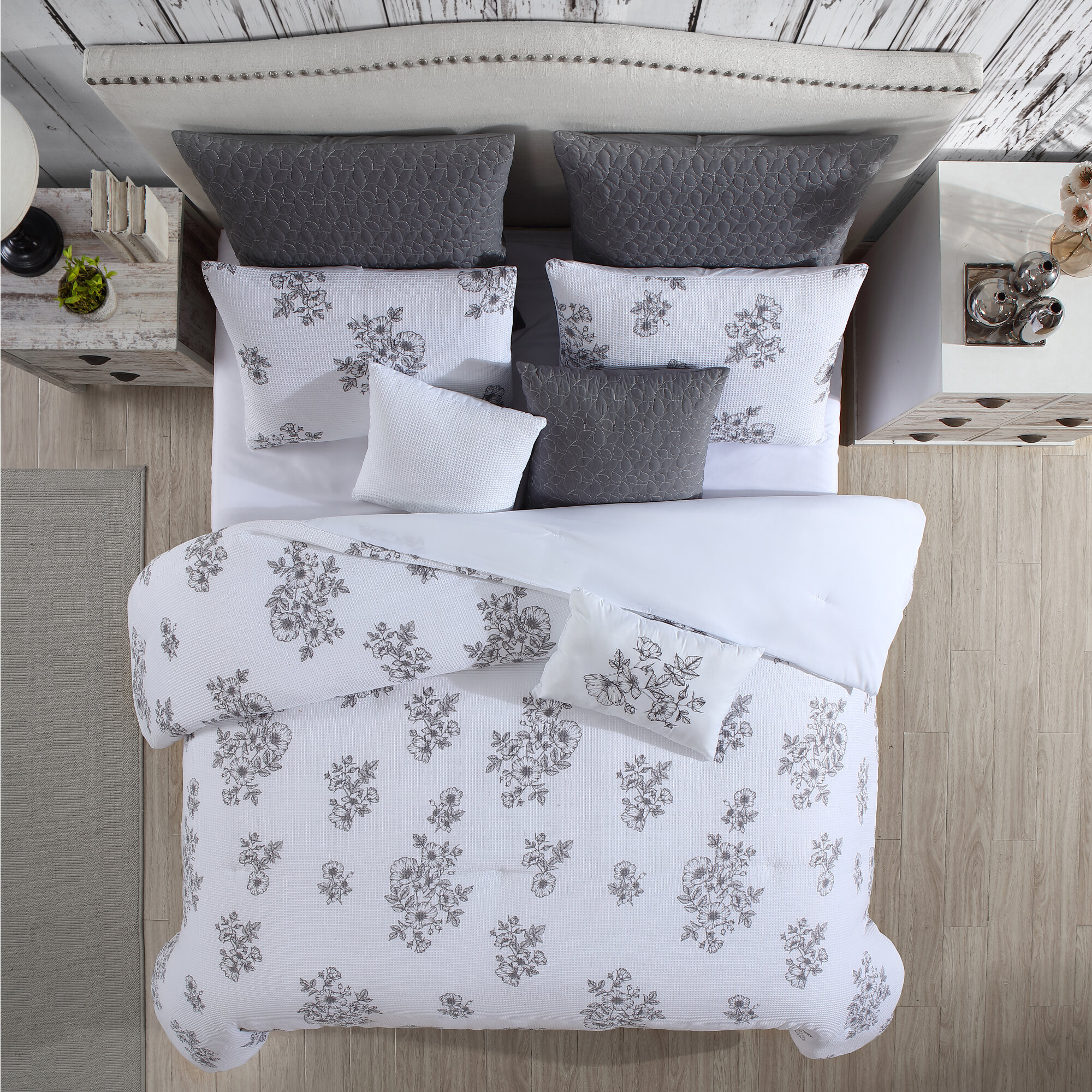 Westport Standard Cotton Reversible 3 Piece Comforter Set