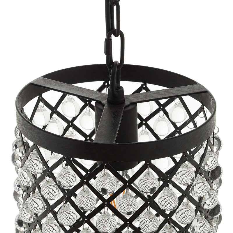 Lustre suspendu en verre et métal Reflect