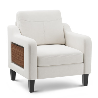 29.9" Wide Mid-Century Upholstered Premium Fabric Chair,Sofa
