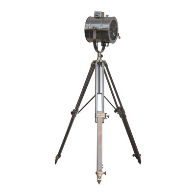 96cm Chrome Tripod Floor Lamp