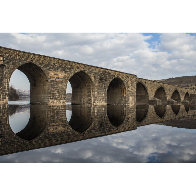 Historic Bridge by CihatDeniz - Wrapped Canvas Print, 30cm H x 46cm W