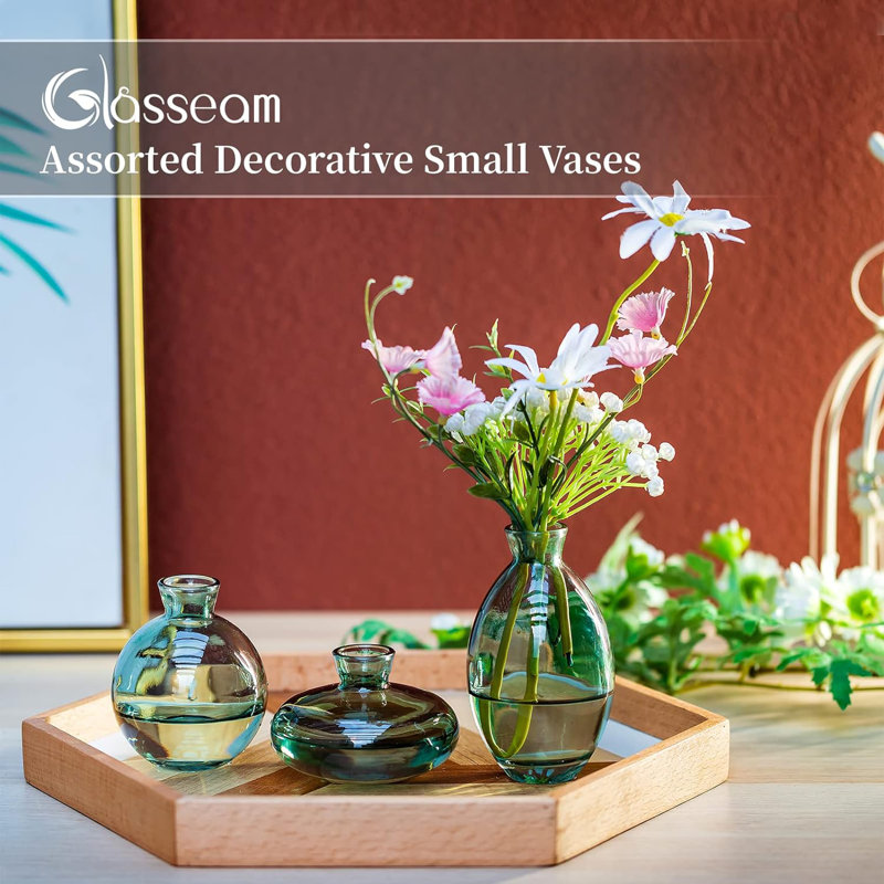 Vase de table en verre Nikki