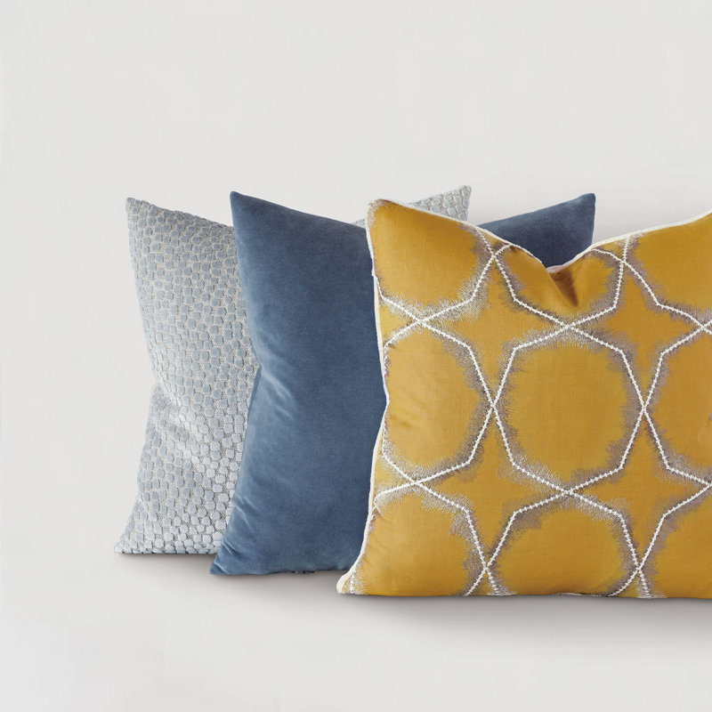 Housse et insert de coussin décoratif Nico par Thom Filicia, Polyester