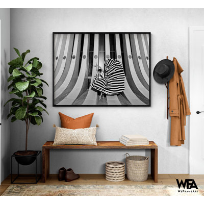 Striped Dancer By Shay Lev Ari, Ballerina Photography Print, Dance Studio Wall Art, Dancer Poster, Woman Wall Decor