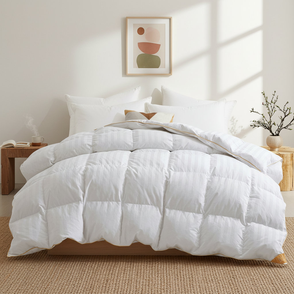 KING Puredown All Season Feather and Down Hotel Quality Comforter/Duvet Insert & Reviews | Wayfair