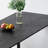 Ash wood dining table home black rectangular-106782259