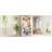 70.9" Kitchen Storage Cabinet With Led , 6 - Glass Stemware Rack, And Metal Mesh Doors Built In Power & Outlets, Decorative Lighting For-409773969