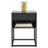 15.8'' W Metal Nightstand