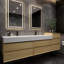 Meuble-lavabo double mural Albizu-69316020
