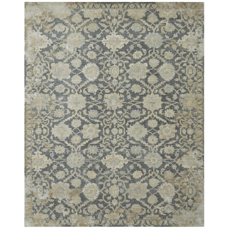 Tapis en laine Power Loom, Tapis de couloir 2 pi 6 po x 10 pi