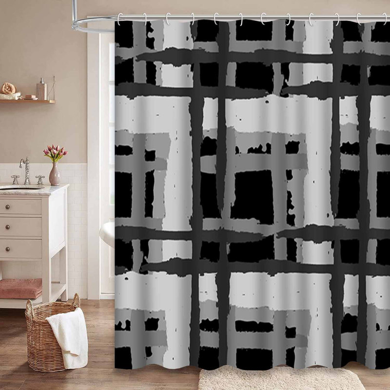Rideau de douche imperméable Rustic, L 72 po x l 84 po