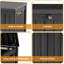 150 Gallon Outdoor Deck Box, Lockable Waterproof Outdoor Storage Boxes For Garden Tools-134095810