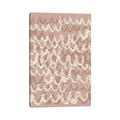Scalloped III by Jennifer Goldberger - Wrapped Canvas Print