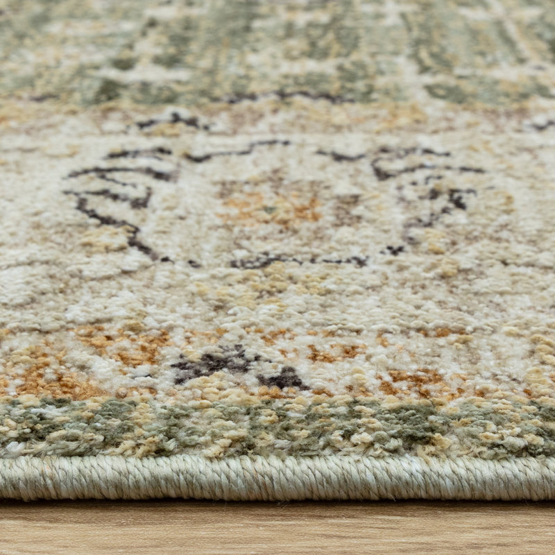 Madeleine Vintage Green Area Rug, Rectangle 160 x 240 cm