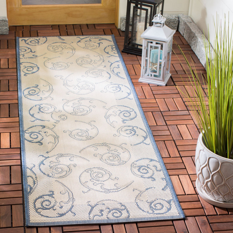 Amaad Performance Floral Indoor/Outdoor Area Rug, Runner 2'3" x 10'