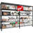 Marlia Steel Height -Adjustable Storage Rack Heavy Duty Shelving Unit-565501751-565694246