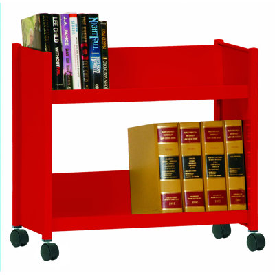 Chariot à livres incliné