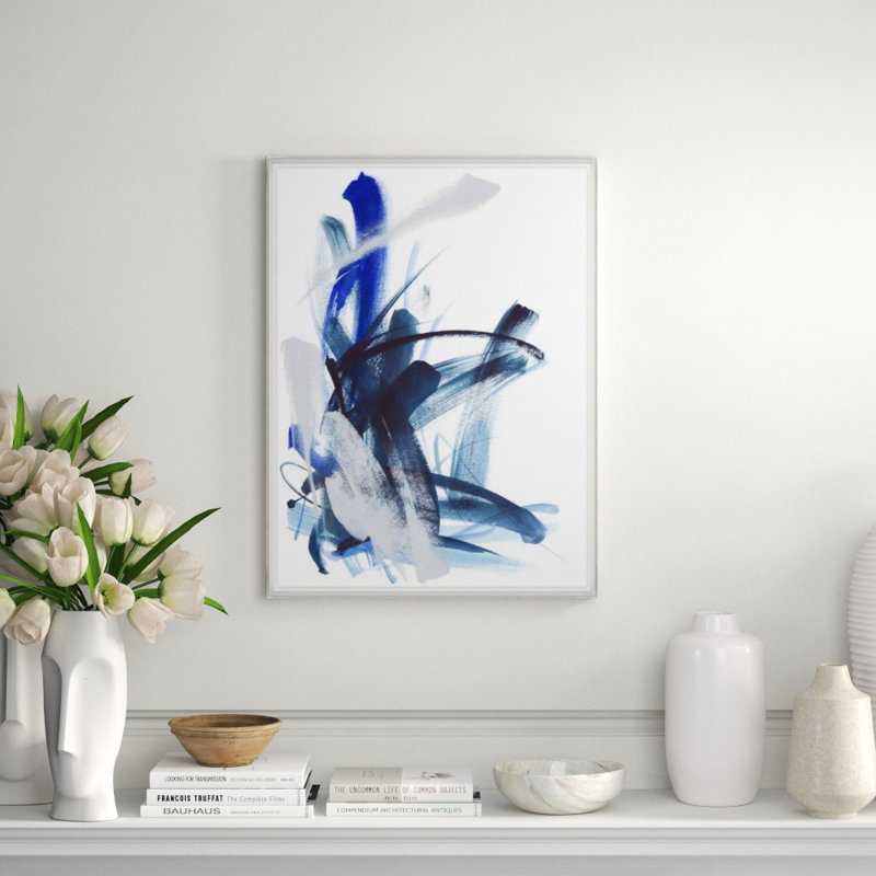 Neutral Emphasis II Print by Janice Sadler, Glass Coat, 48" H x 36" W