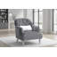 Ensemble de 2 chaises en velours bleu barcelos-1214770514