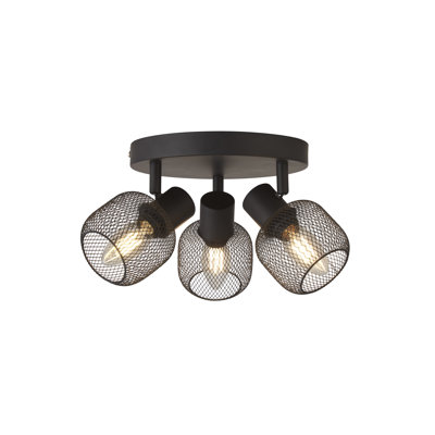 Deckenstrahler 3-flammig Vierzon, 36 cm