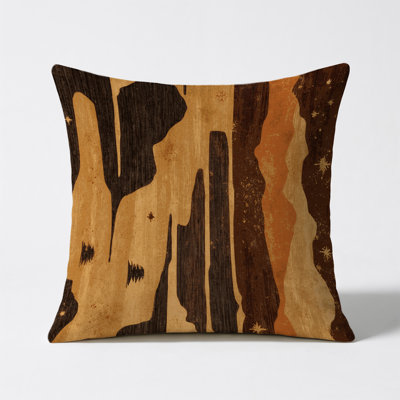 Scarlet Plateau Indoor And Outdoor Throw Pillow