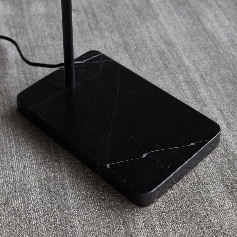 Lampe sur pied tandem, Noir