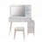 Modern Makeup Vanity Desk With LED Lights Mirror With Stool-1263273510
